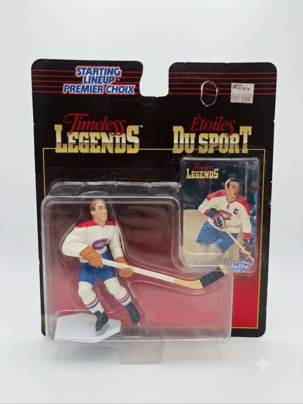 1995 🏒 Starting Lineup "Timeless Legends" Jean Beliveau, Montreal Canadiens MTL